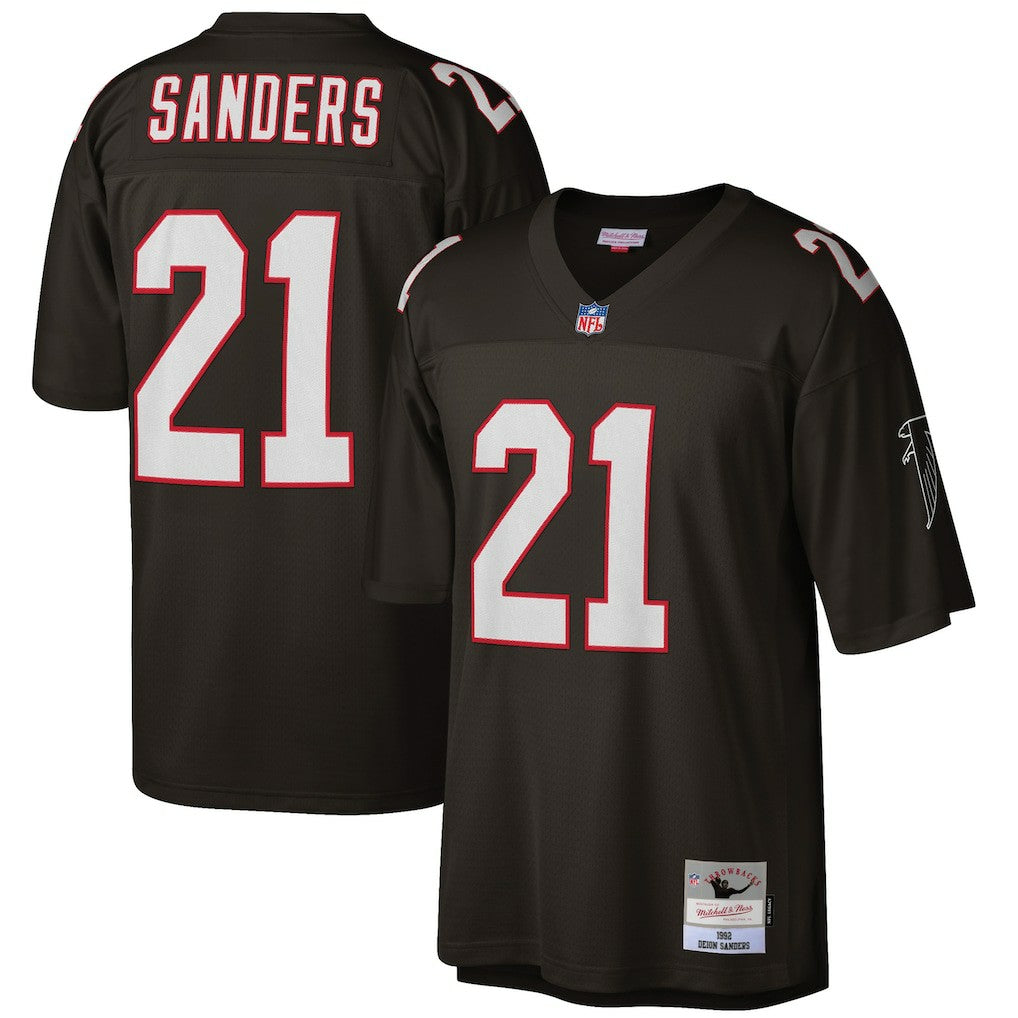 Deion Sanders  Big & Tall 1992 Retired Player Replica Jersey - Atlanta Falcons Jerseys