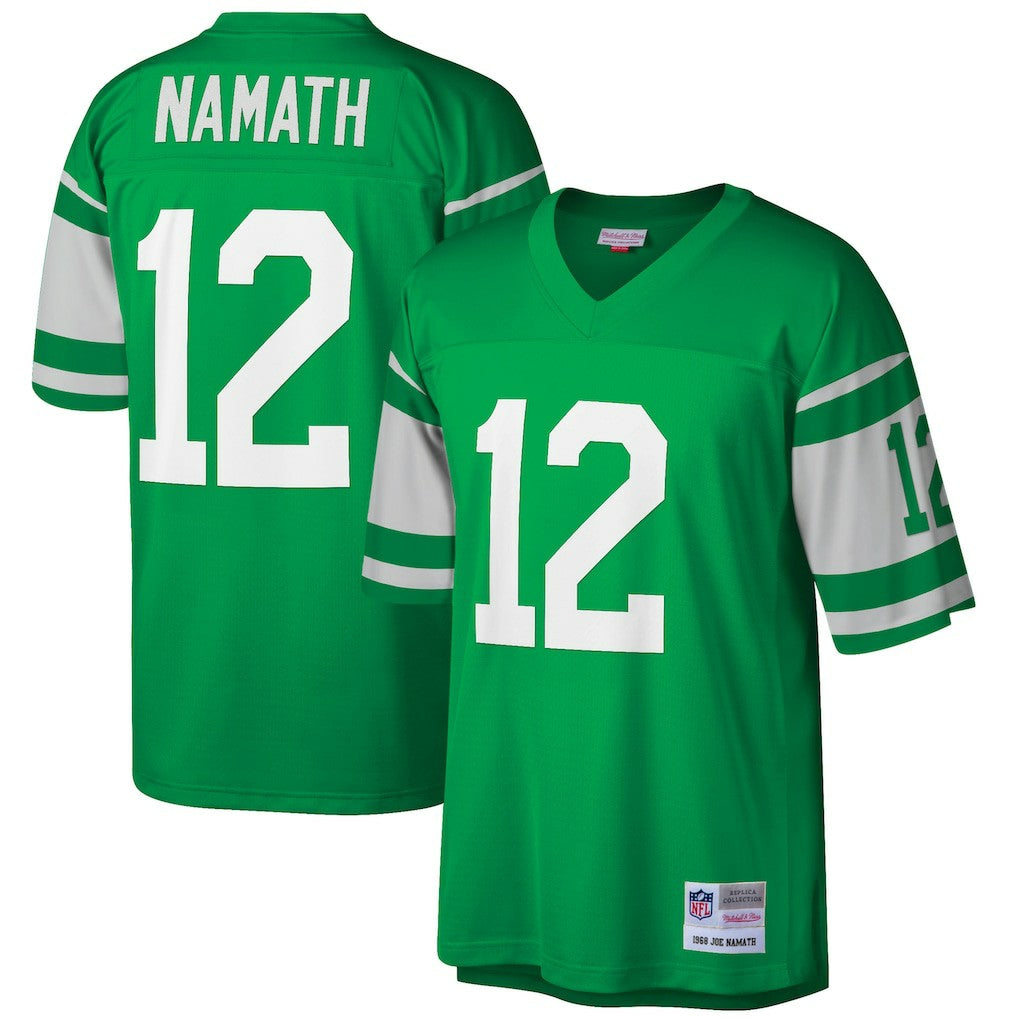 Joe Namath  Big & Tall 1968 Retired Player Replica Jersey - New York Jets Jerseys