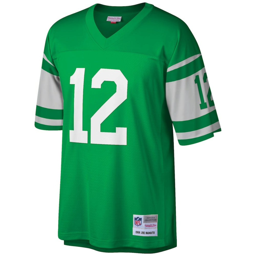 Joe Namath  Big & Tall 1968 Retired Player Replica Jersey - New York Jets Jerseys