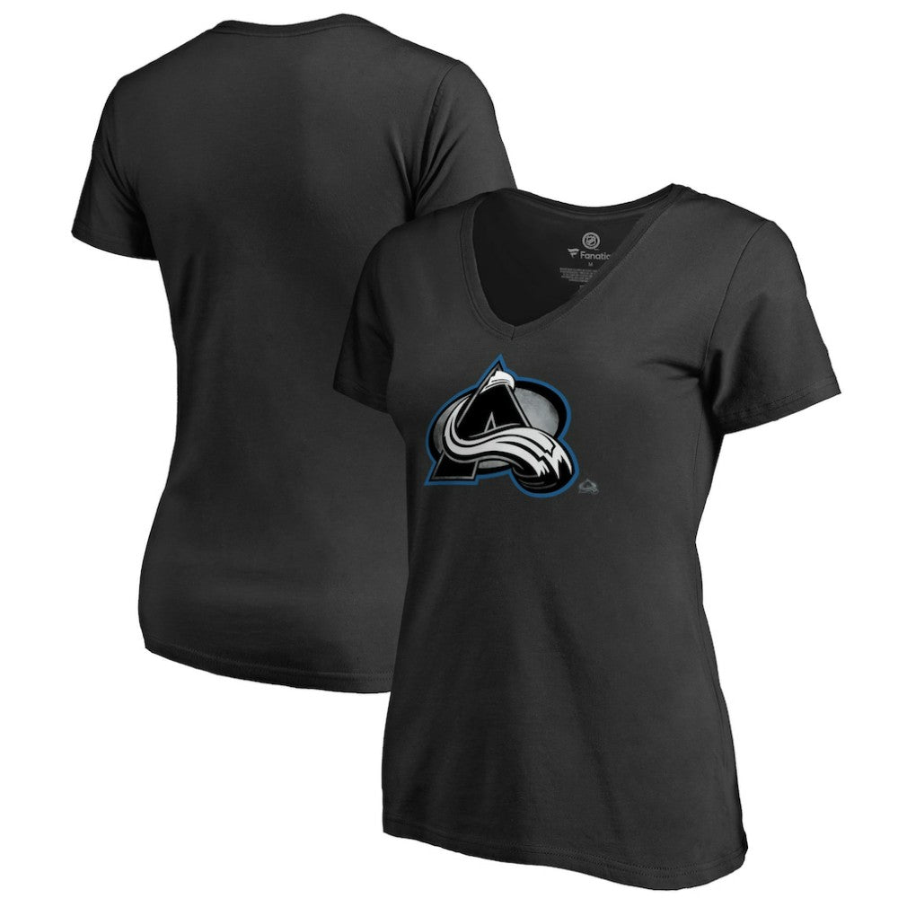 NHL Colorado Avalanche Women's Core Smoke V-Neck T-Shirt