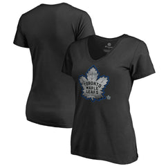 NHL Toronto Maple Leafs Women's Core Smoke V-Neck T-Shirt