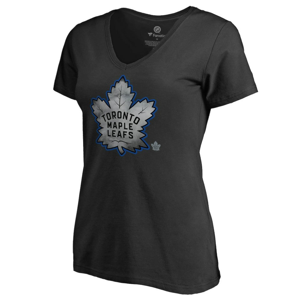 NHL Toronto Maple Leafs Women's Core Smoke V-Neck T-Shirt