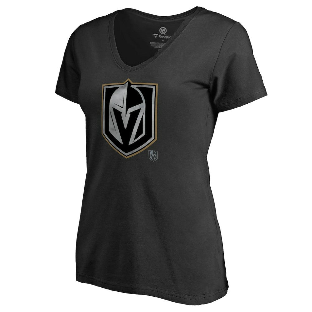 NHL Vegas Golden Knights Women's Core Smoke V-Neck T-Shirt