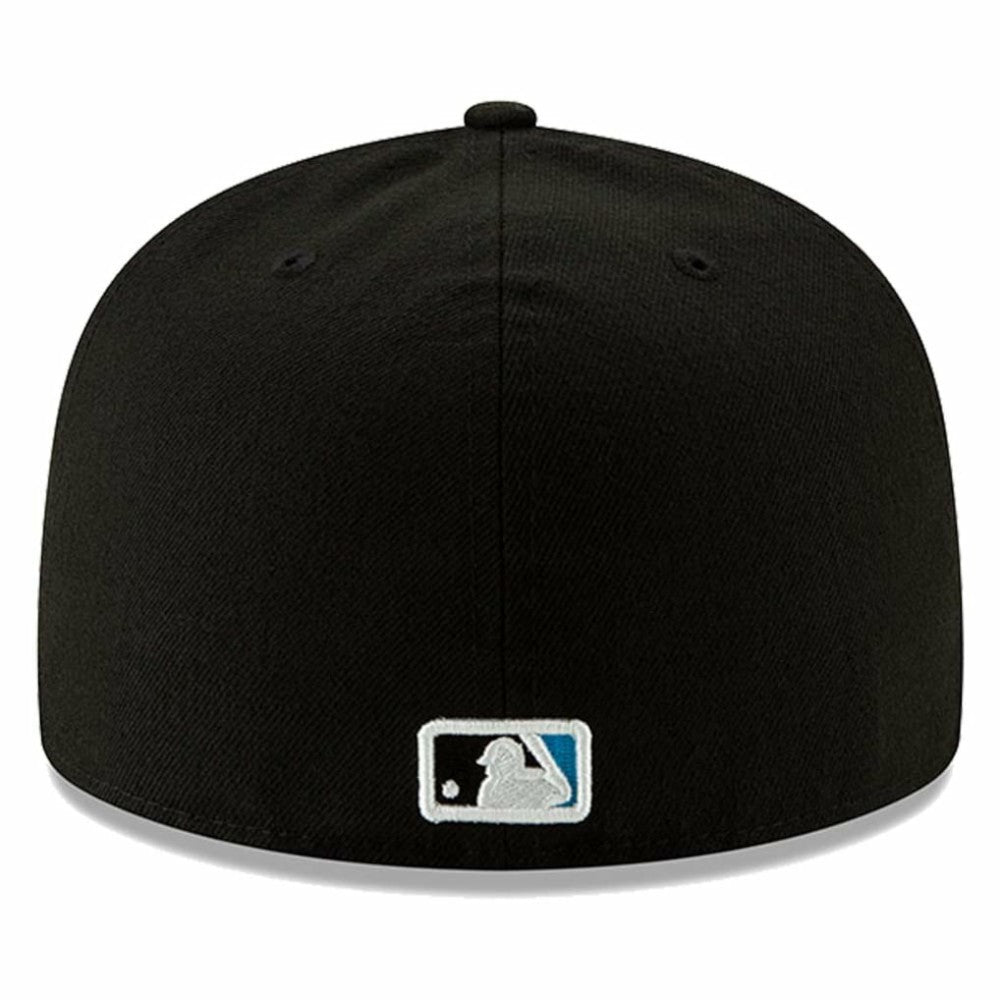Black Miami Marlins New Era On-Field Authentic Collection 59FIFTY Fitted Hat