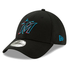 Black Miami Marlins New Era 2019 Team Classic 39THIRTY Flex Hat