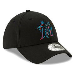 Black Miami Marlins New Era 2019 Team Classic 39THIRTY Flex Hat
