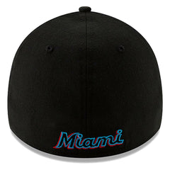 Black Miami Marlins New Era 2019 Team Classic 39THIRTY Flex Hat