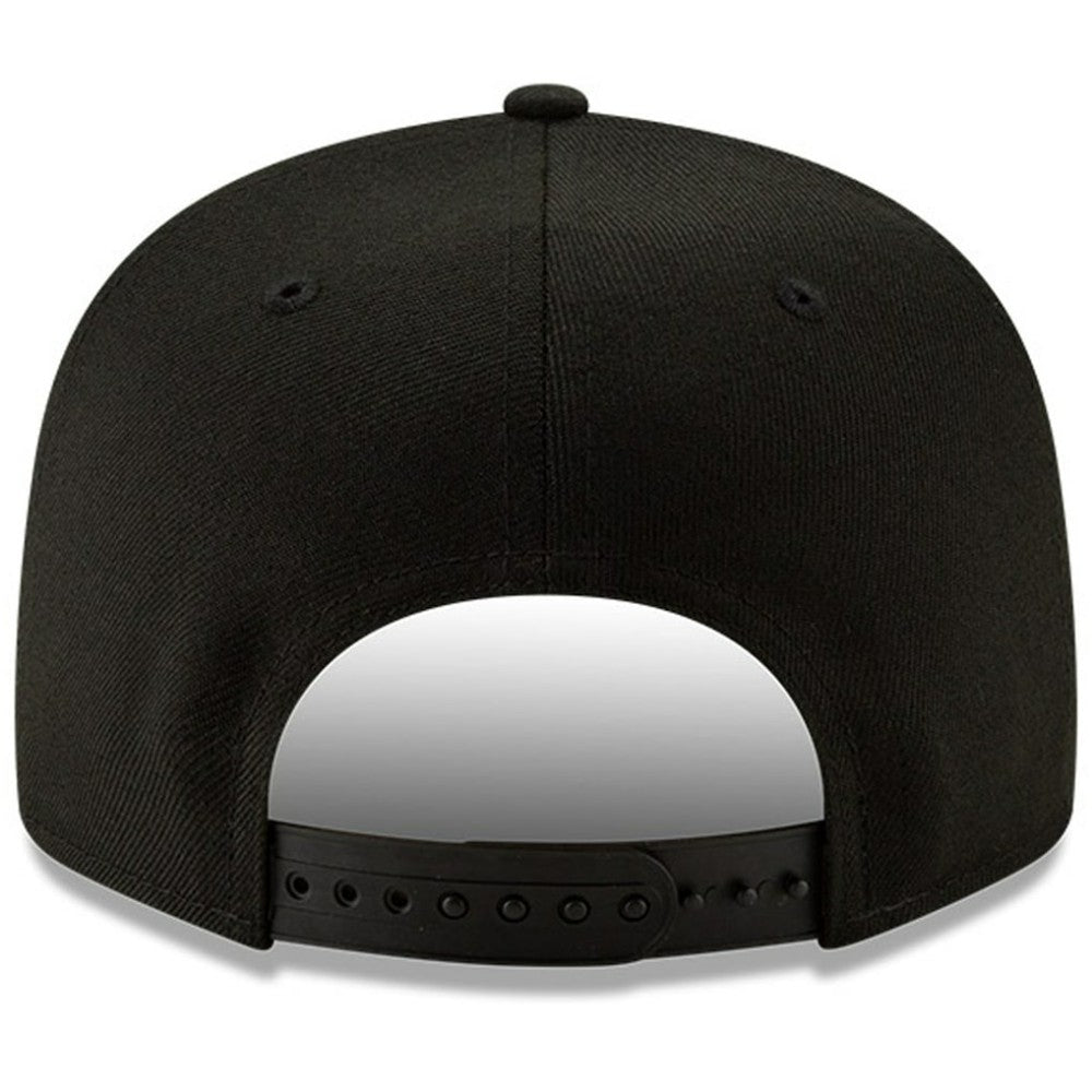 Black Miami Marlins New Era Team Color 9FIFTY Snapback Hat