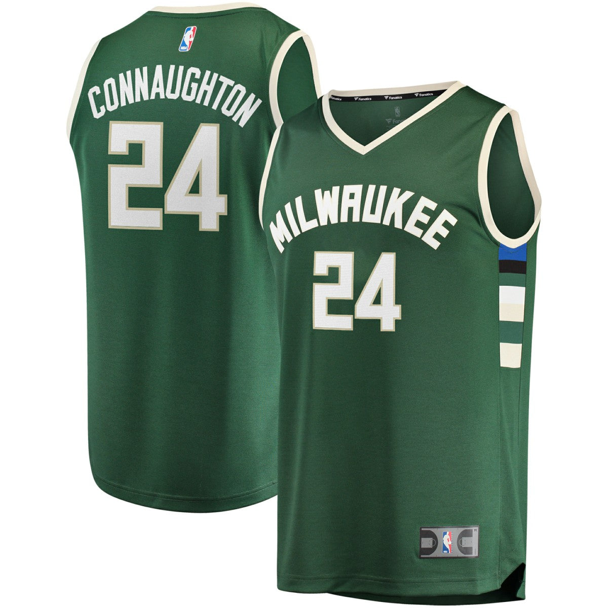 Fanatics Pat Connaughton Milwaukee Bucks Fast Break Replica Jersey