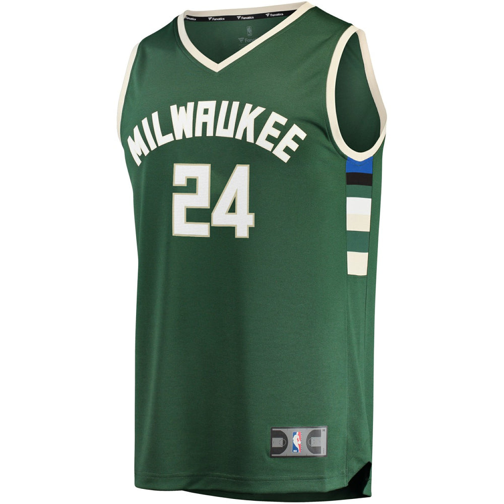 Fanatics Pat Connaughton Milwaukee Bucks Fast Break Replica Jersey
