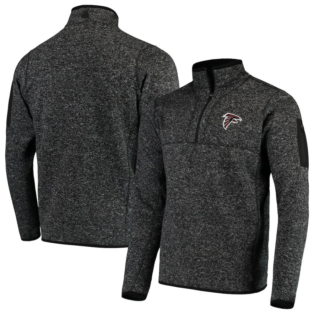 Antigua Fortune Quarter-Zip Pullover Jacket - Atlanta Falcons Pullover
