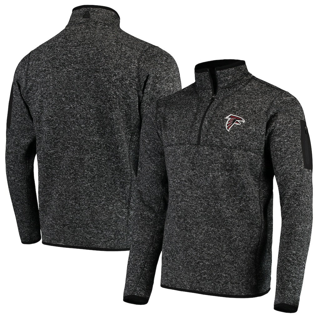 Antigua Fortune Quarter-Zip Pullover Jacket - Atlanta Falcons Pullover