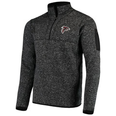 Antigua Fortune Quarter-Zip Pullover Jacket - Atlanta Falcons Pullover
