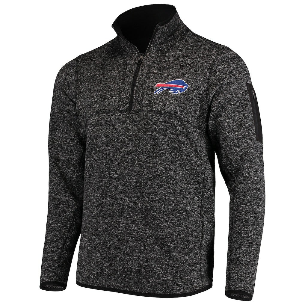Antigua Fortune Quarter-Zip Pullover Jacket - Buffalo Bills Pullover