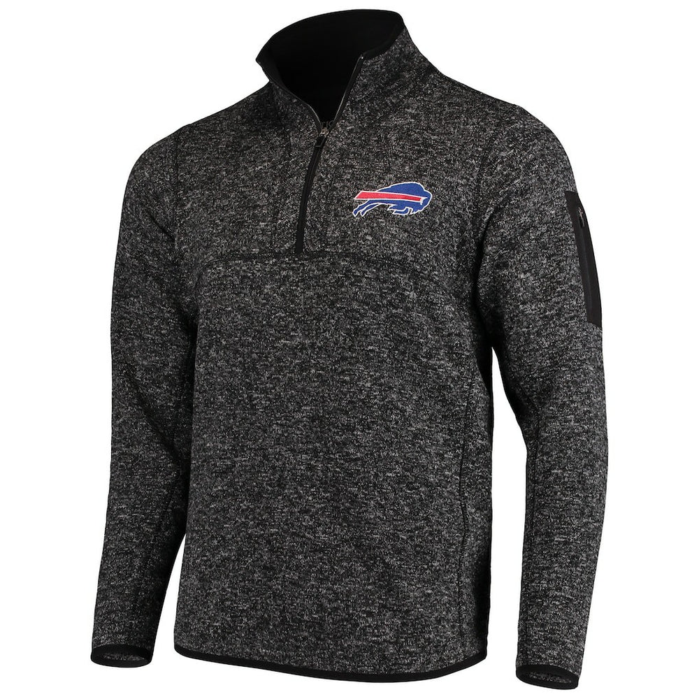 Antigua Fortune Quarter-Zip Pullover Jacket - Buffalo Bills Pullover