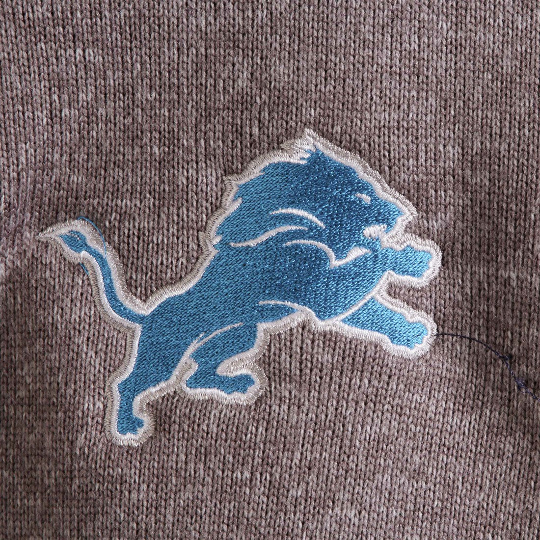 Antigua Fortune Quarter-Zip Pullover Jacket - Detroit Lions Pullover