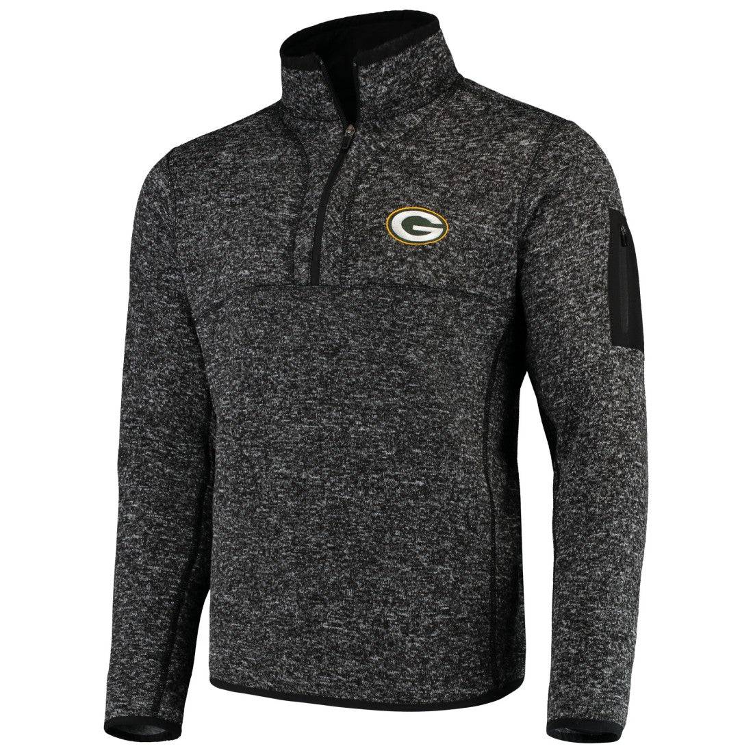 Antigua Fortune Quarter-Zip Pullover Jacket - Green Bay Packers Pullover