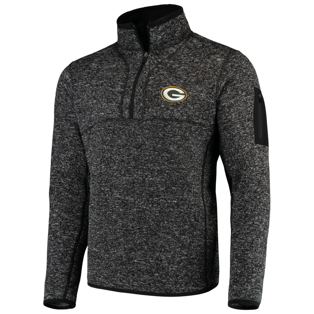 Antigua Fortune Quarter-Zip Pullover Jacket - Green Bay Packers Pullover