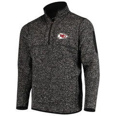 Antigua Fortune Quarter-Zip Pullover Jacket - Kansas City Chiefs Pullover