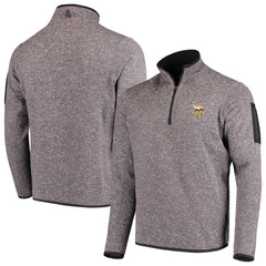 Antigua Fortune Quarter-Zip Pullover Jacket - Minnesota Vikings Pullover