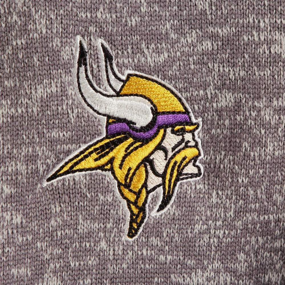 Antigua Fortune Quarter-Zip Pullover Jacket - Minnesota Vikings Pullover