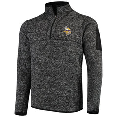 Antigua Fortune Quarter-Zip Pullover Jacket - Minnesota Vikings Pullover