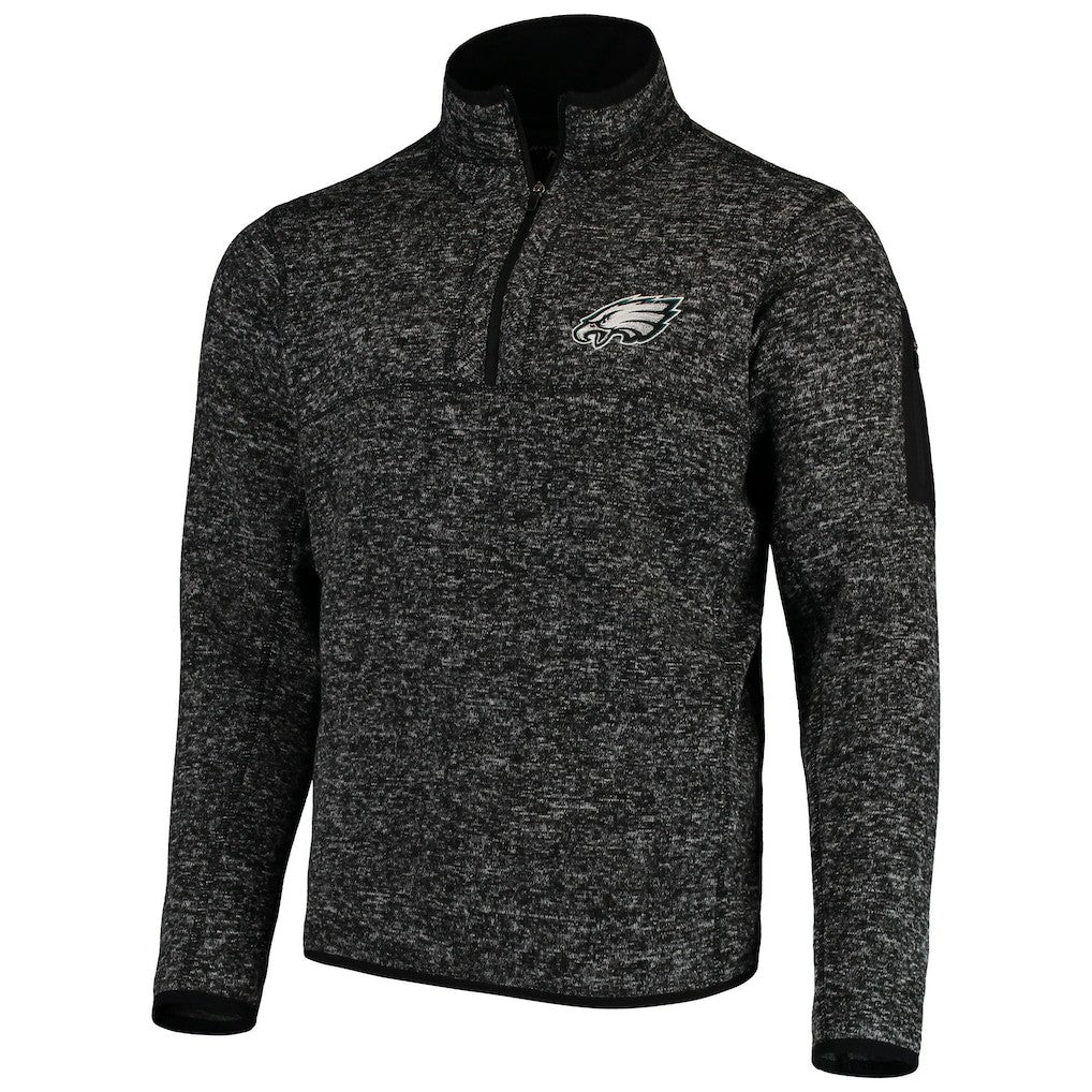 Antigua Fortune Quarter-Zip Pullover Jacket - Philadelphia Eagles Pullover