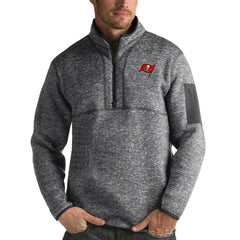 Antigua Fortune Quarter-Zip Pullover Jacket - Tampa Bay Buccaneers Pullover