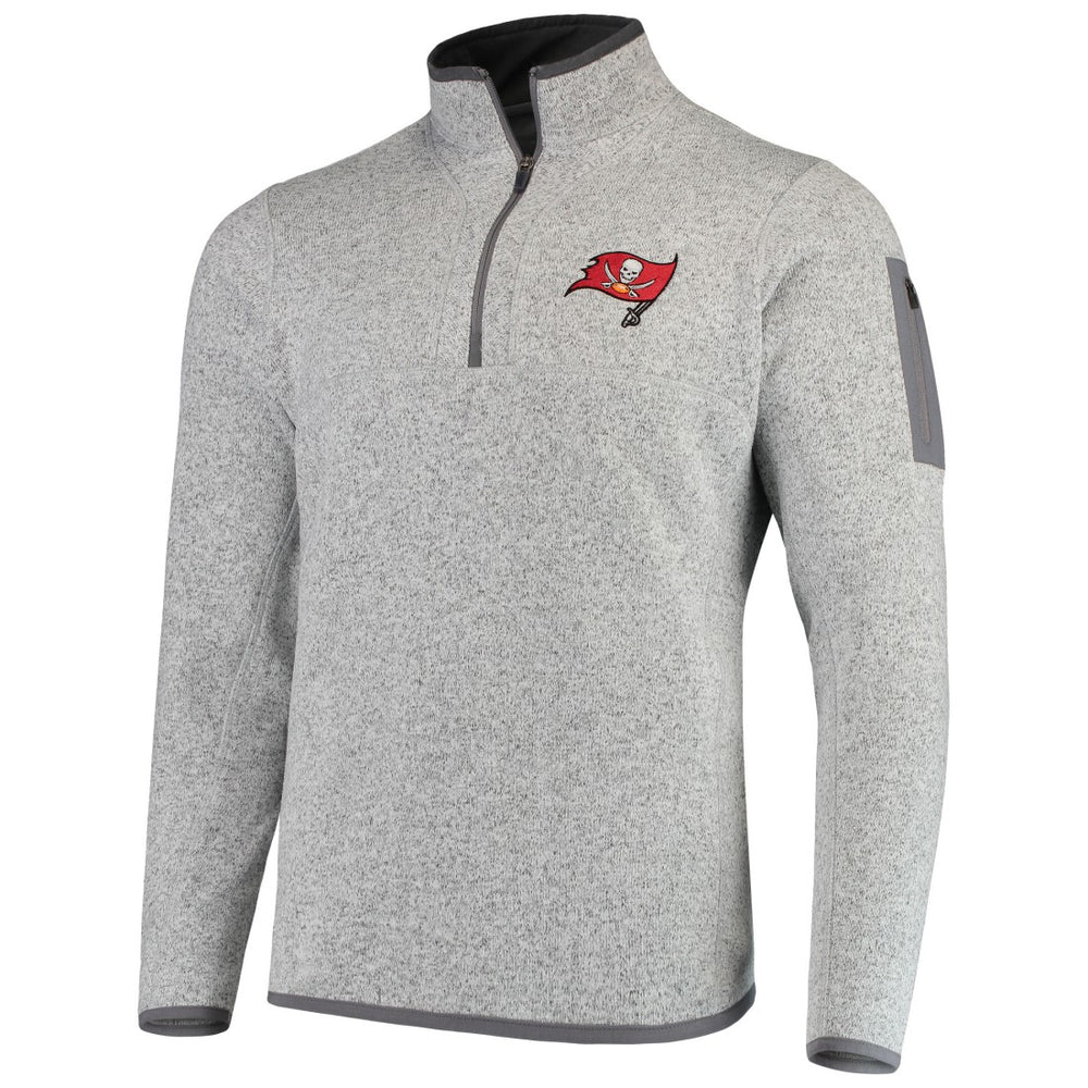 Antigua Fortune Quarter-Zip Pullover Jacket - Tampa Bay Buccaneers Pullover