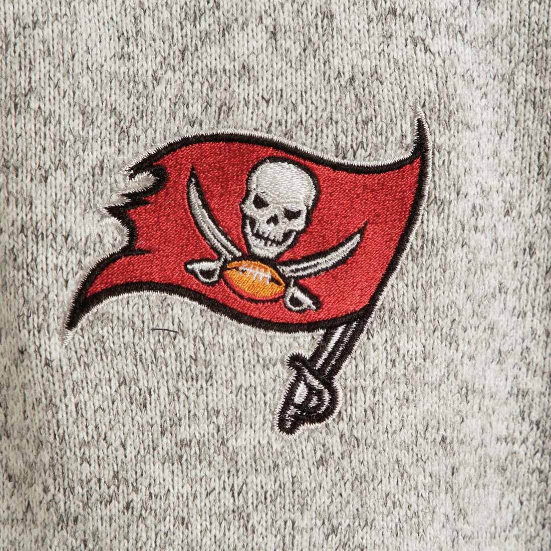 Antigua Fortune Quarter-Zip Pullover Jacket - Tampa Bay Buccaneers Pullover