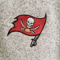 Antigua Fortune Quarter-Zip Pullover Jacket - Tampa Bay Buccaneers Pullover