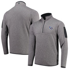 Antigua Fortune Quarter-Zip Pullover Jacket - Tennessee Titans Pullover