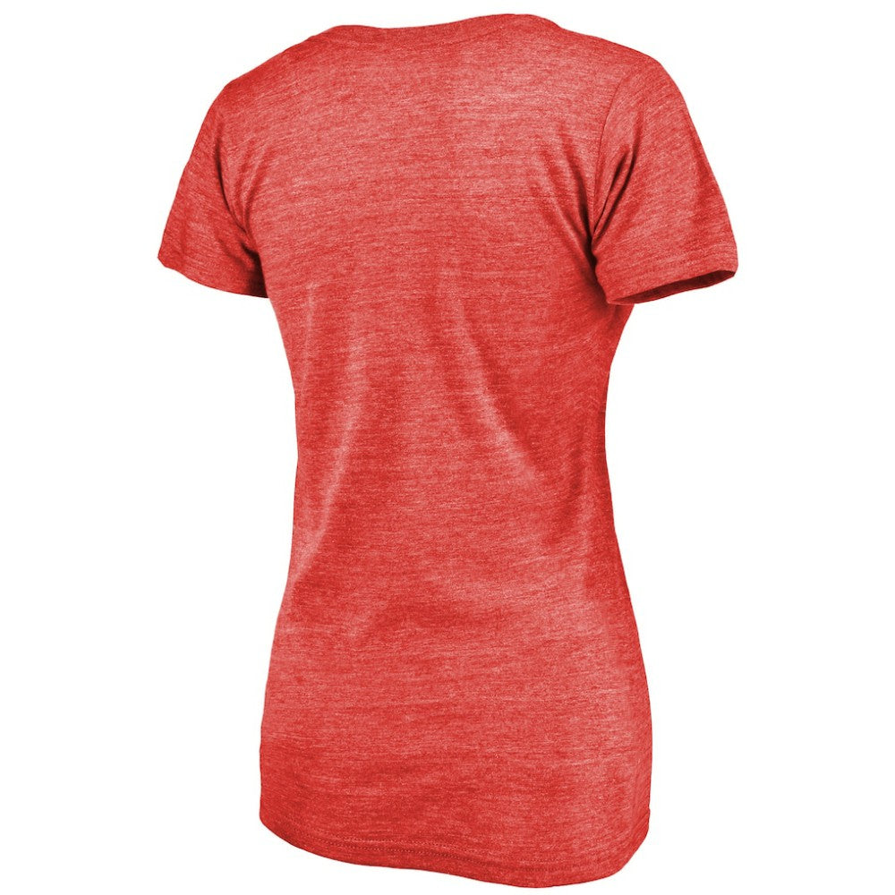 NHL Martin Brodeur New Jersey Devils Fanatics Women's Hall of Fame V-Neck Tri-Blend T-Shirt