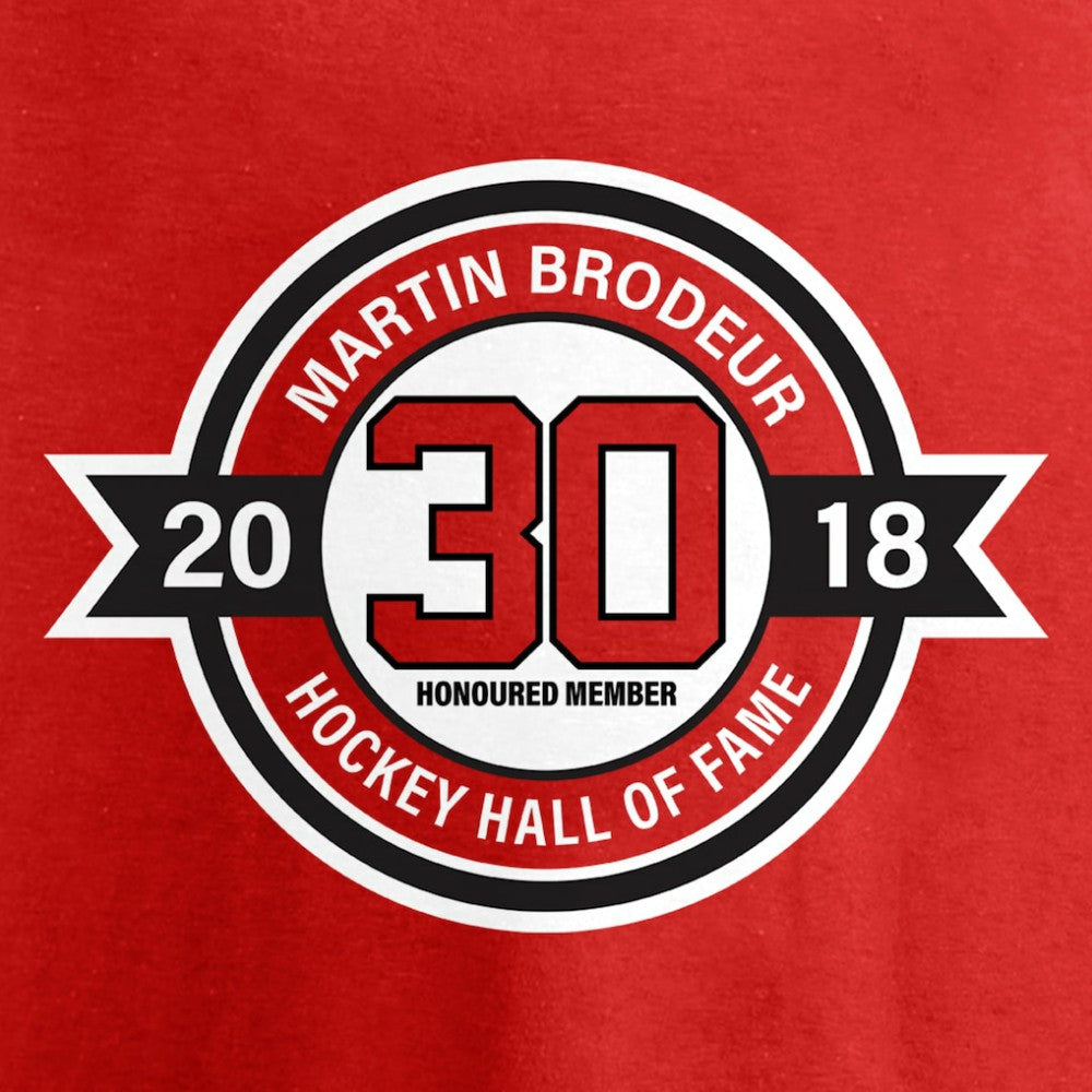 NHL Martin Brodeur New Jersey Devils Fanatics Youth Hall of Fame T-Shirt
