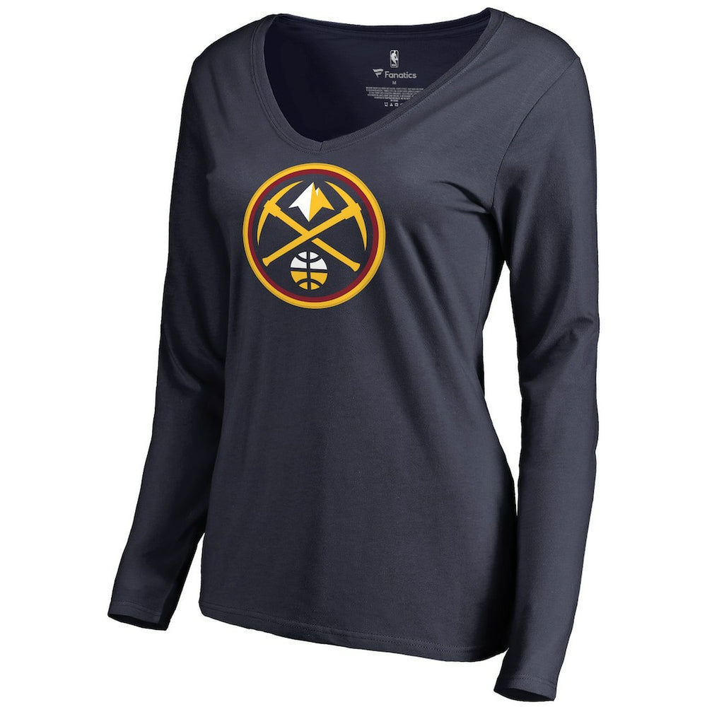 Nikola Jokic Denver Nuggets Women's Team Backer Name & Number Long Sleeve V-Neck T-Shirt sale
