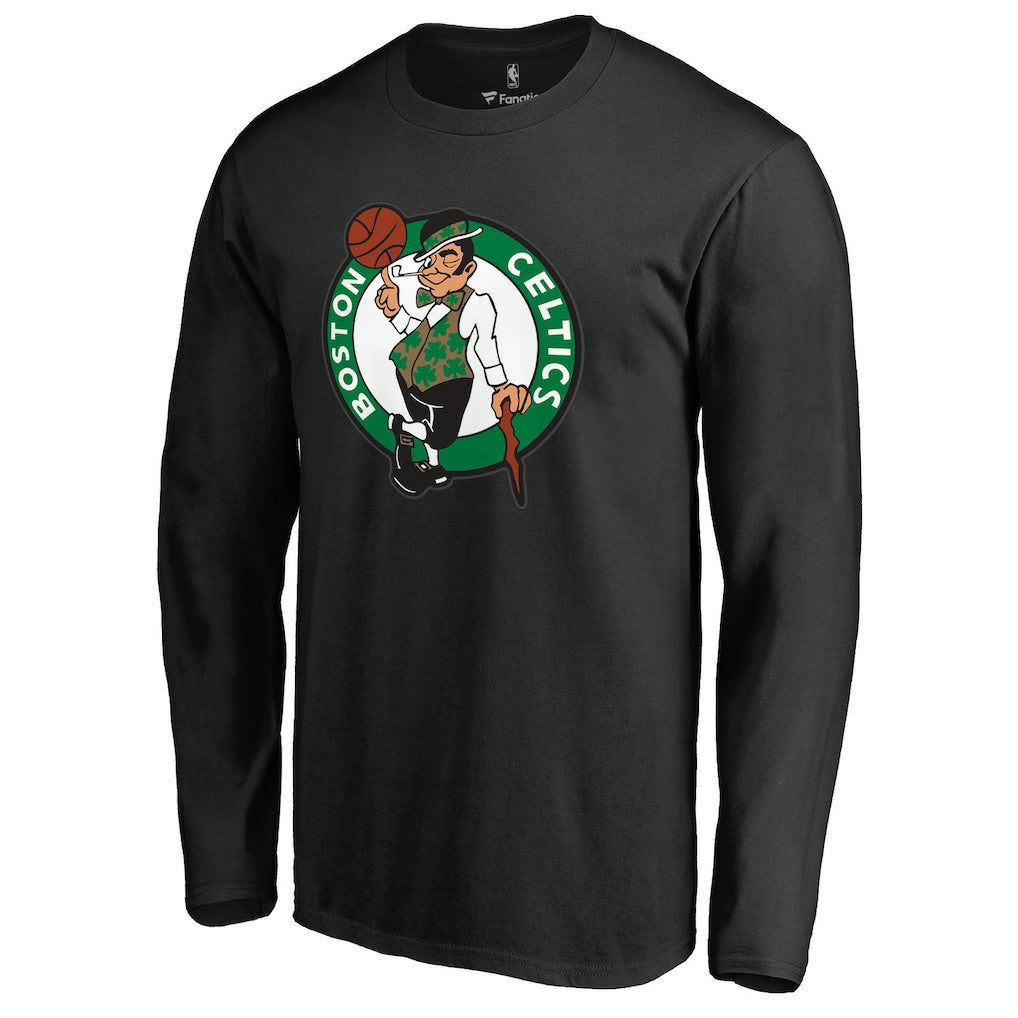 Jayson Tatum Boston Celtics Team Backer Name & Number Long Sleeve T-Shirt