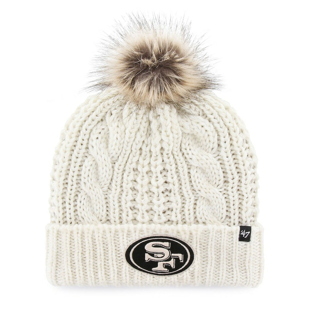 '47 Women's Meeko Cuffed Knit Hat With Pom - San Francisco 49ers Hats