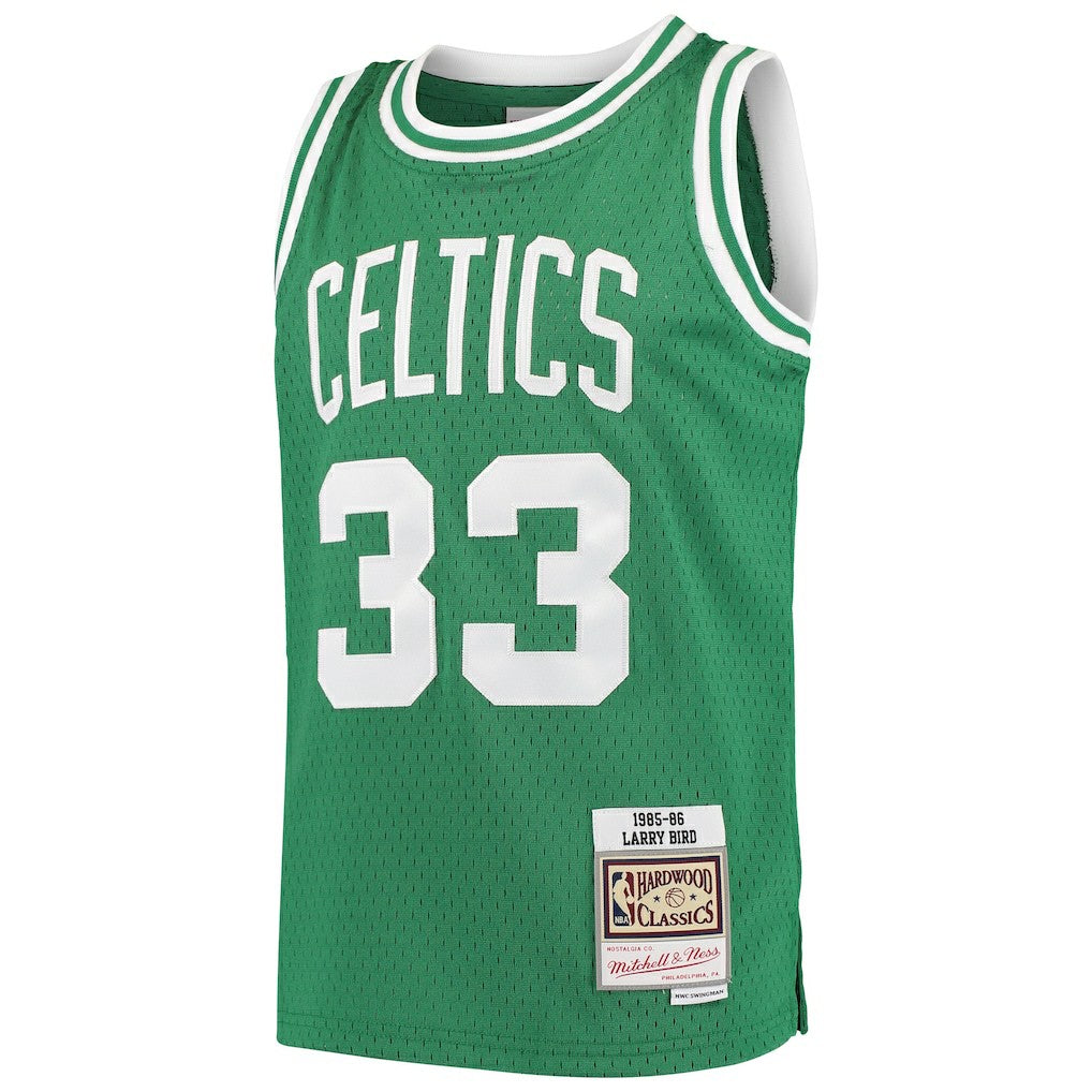 Mitchell & Ness Larry Bird Boston Celtics Youth Hardwood Classics Swingman Throwback Jersey