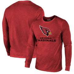 Majestic Threads Lockup Tri-Blend Long Sleeve T-Shirt - Arizona Cardinals T-shirts