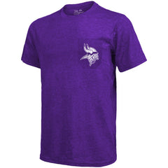 Majestic Threads Tri-Blend Pocket T-Shirt - Minnesota Vikings T-shirts