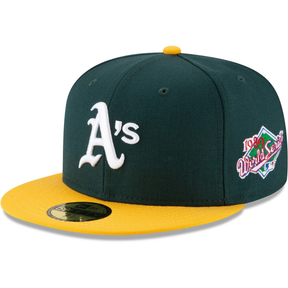 Green Athletics New Era 1989 World Series Wool 59FIFTY Fitted Hat