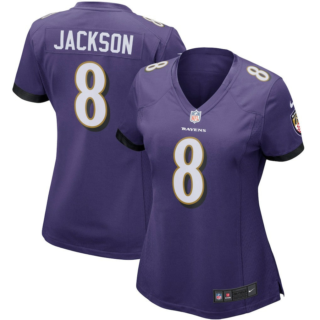 Lamar Jackson  Women's Game Player Jersey - Baltimore Ravens Jerseys