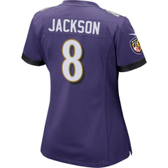 Lamar Jackson  Women's Game Player Jersey - Baltimore Ravens Jerseys