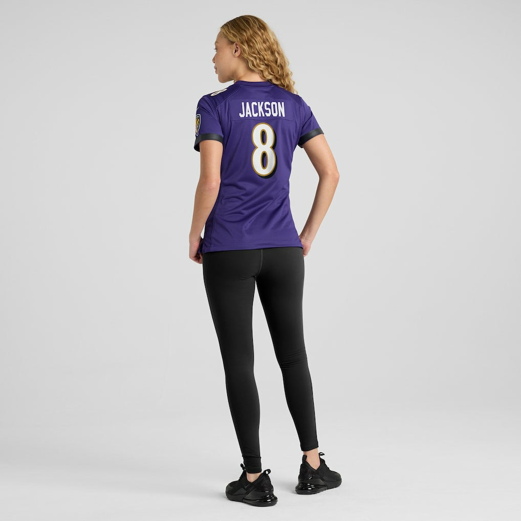Lamar Jackson  Women's Game Player Jersey - Baltimore Ravens Jerseys