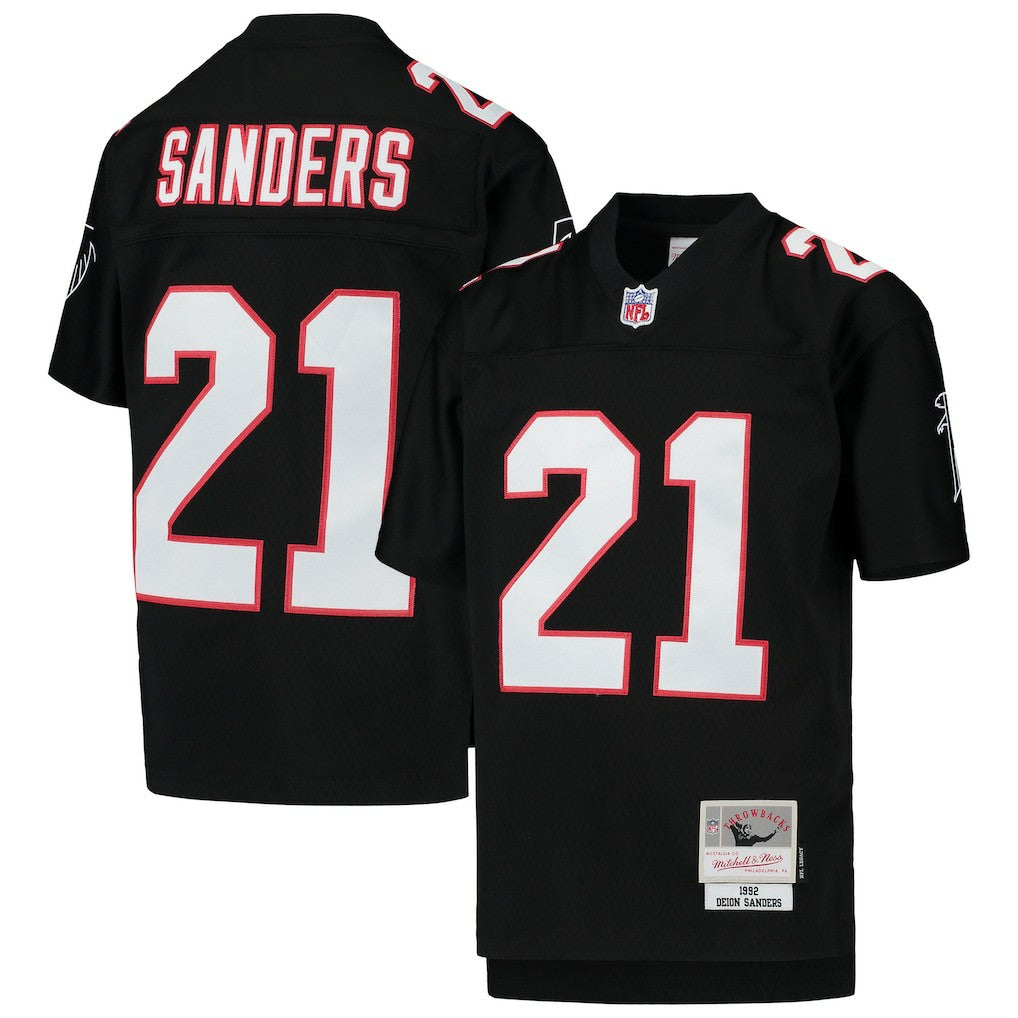 Deion Sanders  Youth 1992 Legacy Retired Player Jersey - Atlanta Falcons Jerseys