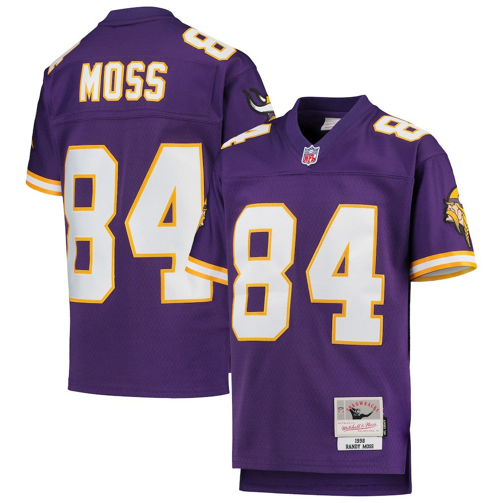 Randy Moss  Youth 1998 Legacy Retired Player Jersey - Minnesota Vikings Jerseys