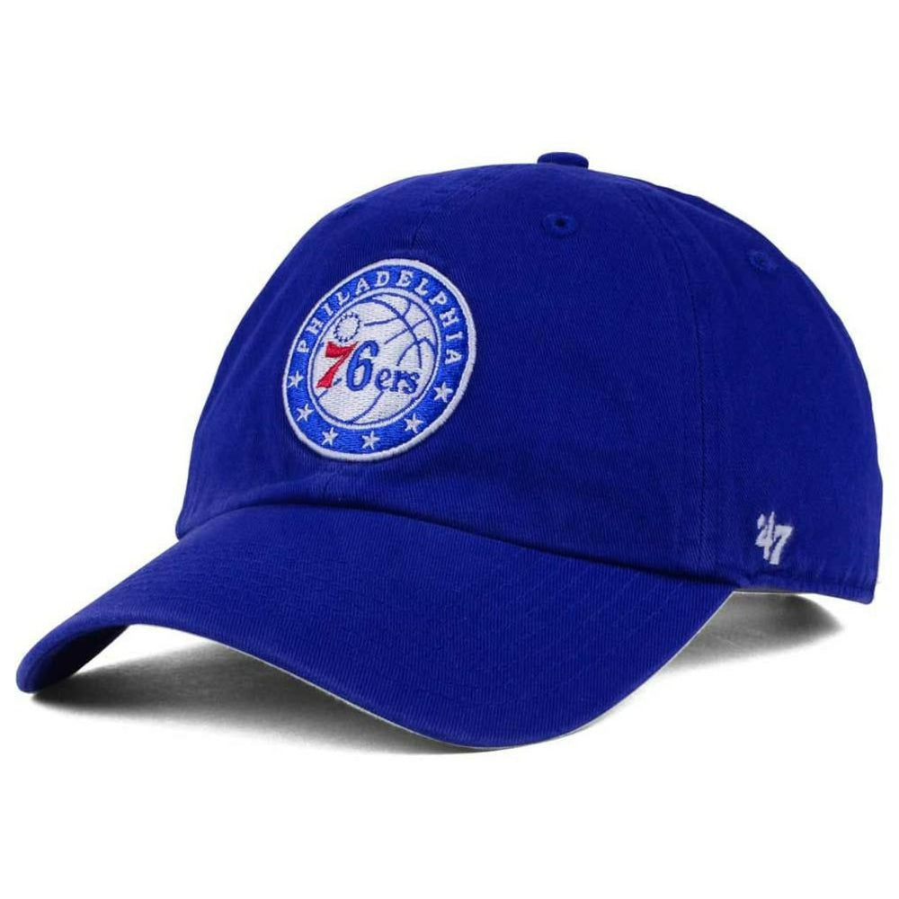 47 brand Philadelphia 76ers '47 Core Logo Clean Up Adjustable Hat