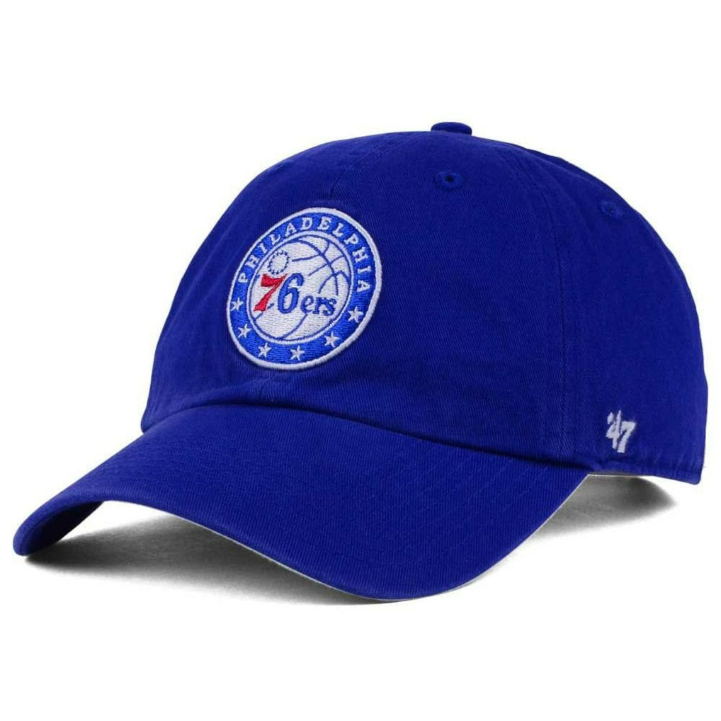 47 brand Philadelphia 76ers '47 Core Logo Clean Up Adjustable Hat