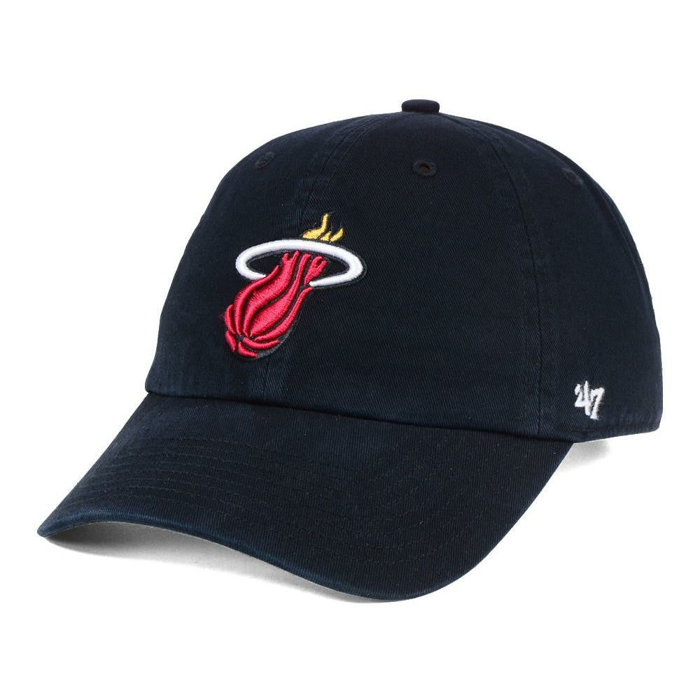 47 brand Miami Heat '47 Core Logo Clean Up Adjustable Hat