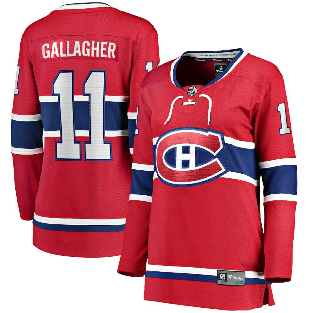 NHL Brendan Gallagher Montreal Canadiens Fanatics Women's Home Breakaway Player Jersey